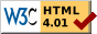 Valide HTML 4.01 Transitional